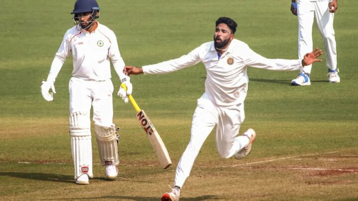 Mohammed Siraj in Ranji Trophy