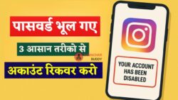 Instagram अकाउंट का पासवर्ड भूल गए ? ऐसे करें आसानी से अकाउंट रिकवर |