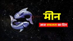 आज का राशिफल मीन राशि वालों को आज मिलेगी बड़ी सफलता