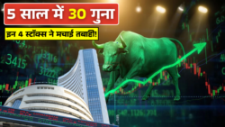 Midcap से Multibagger! 5 साल में 30 गुना पैसा बनाने वाले 4 स्टॉक्स